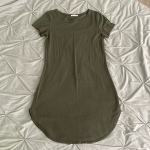 Olive green dress